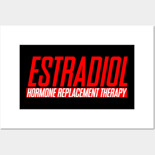 Estradiol super nintendo logo Posters and Art